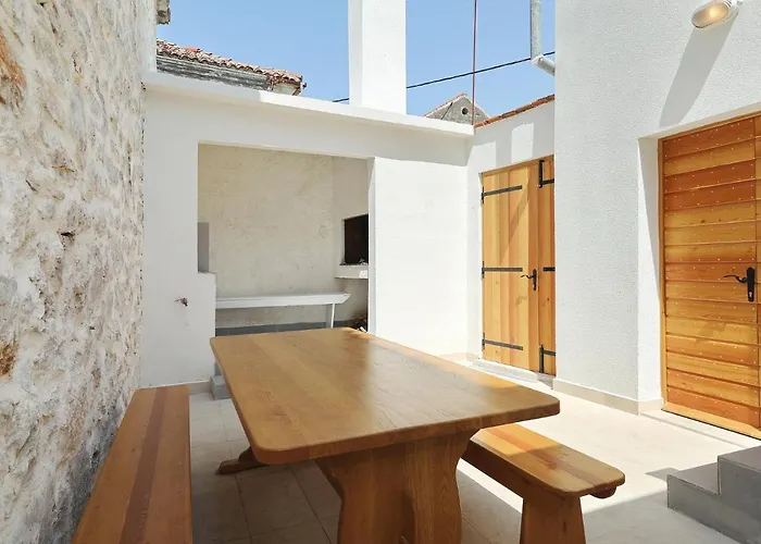 Stone House In The Center Of Town